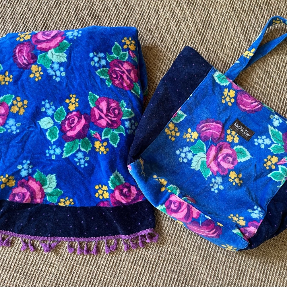 Matilda Jane bag and towel set